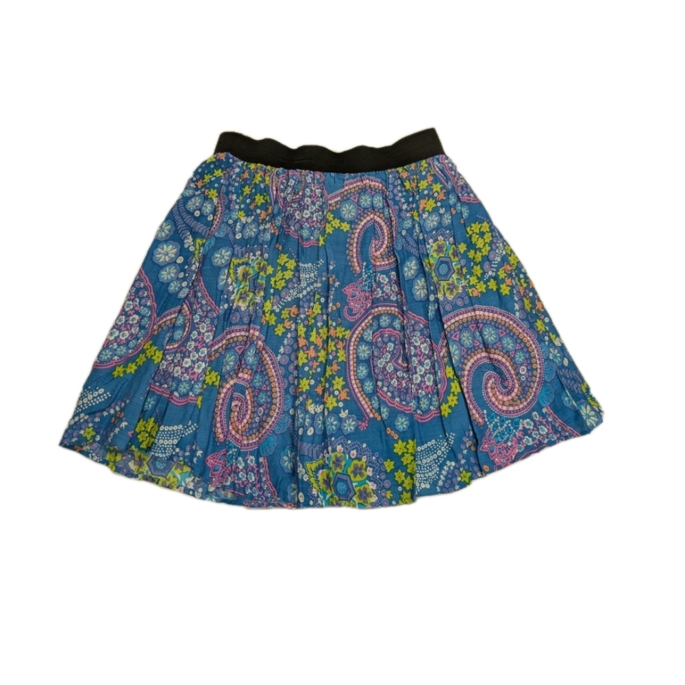 Kommotion NY Paisley Cottagecore Skirt XL Whimsical Peasant #8